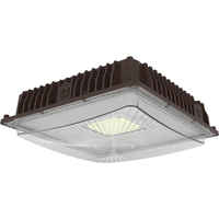 40 Watt - 5400 Lumens - Color Selectable LED Canopy Fixture - Kelvin 3000-4000-5000 - 175 Watt Metal Halide Equal - 120-347 Volt - Halco 39901