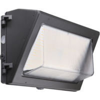 11,600 Lumen Max - 80 Watt Max - Wattage and Color Selectable LED Wall Pack Fixture - Watts 16-32-48-64-80 - Kelvin 3000-4000-5000 - Integrated Photocell - 120-270 Volt - Euri Lighting EWP-80W103SW
