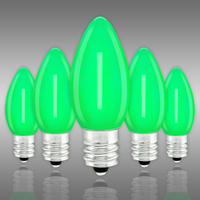 (NEW Technology) C7 - Green - Opaque LED - VividCore Premium - 50% Brighter - Pack of 25 - CMS-10255