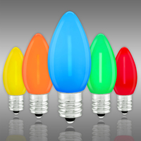 (NEW Technology) C7 - Multi-Color - Opaque LED - VividCore Premium - 50% Brighter - Pack of 25 - CMS-10263
