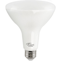 1000 Lumens - 11 Watt - 3000 Kelvin - LED BR40 Lamp - 75 Watt Equal - Halogen - 90 CRI - 120 Volt - Euri Lighting EB40-11W5000CEC