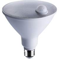 1150 Lumens - 14 Watt - 3000 Kelvin - LED PAR38 Lamp with Motion Sensor - 100 Watt Equal - 40 Deg. Flood - 120 Volt - Satco S11443
