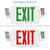 Double Face LED Combination Exit Sign - LED Lamp Heads Thumbnail