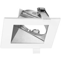 4 in. Square Wall Wash Reflector with White Trim - For use with select PLT Architectural LED Light Engines - PLT PremiumSpec - PLT-90335