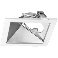6 in. Square Wall Wash Reflector with White Trim - For use with select PLT Architectural LED Light Engines - PLT PremiumSpec - PLT-90336