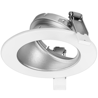 4 in. Round Wall Wash Reflector with White Trim - For use with select PLT Architectural LED Light Engines - PLT PremiumSpec - PLT-90337