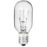 25 Watt - Clear - Incandescent T7 Light Bulb - Candelabra Brass Base - 130 Volt - PLT 0025T7130VCS