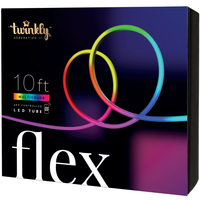Twinkly Flex - 10 ft. RGB Flexible Light Tube - App-Controlled - White Wire - Twinkly TWFL300STW-WUS