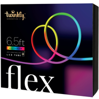 Twinkly Flex - 6.5 ft. RGB Flexible Light Tube - App-Controlled - White Wire - TWFL200STW-WUS