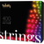 Twinkly Strings - 105 ft. Mini LED Light String with 400 RGB LEDs - Green Wire Thumbnail