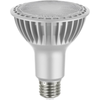 1800 Lumens - 22 Watt - 3000 Kelvin - LED PAR30 Long Neck Lamp - 100 Watt Equal - 40 Deg. Flood - 90 CRI - 120-277 Volt - Satco S29764
