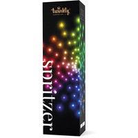 16 in. Twinkly Spritzer - 200 RGB Lights - App-Controlled - App-Controlled - 16 Million Colors - White Wire - Twinkly TWB200STP-WUS