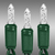 LED Mini Light Stringer - 25.5 ft. - (50) LEDs - Pure White - 6 in. Bulb Spacing - Green Wire Thumbnail