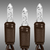 LED Mini Light Stringer - 11 ft. - (50) LEDs - Pure White - 2.5 in. Bulb Spacing - Brown Wire Thumbnail