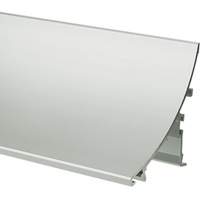 6.56 ft. Anodized Aluminum WERKIN Channel - For LED Tape Light and Strip Light - Lens Sold Separately - Klus A18025A_2