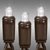 LED Mini Light Stringer - 17 ft. - (50) LEDs - Pure White - 4 in. Bulb Spacing - Brown Wire Thumbnail