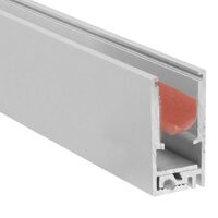 6.56 ft. - Anodized Aluminum KRAV-810 Channel - Illuminates the Edges of Glass or Acrylic with LED Tape Light  - Klus A18016A_2