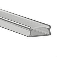 3.28 ft. Anodized Aluminum TAMI Channel - For LED Tape Light and Strip Light - Klus A05390A/Frosted Cover_1