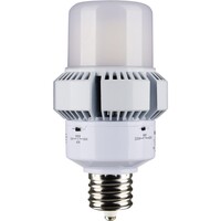 5850 Lumen Max - 45 Watt Max - Wattage and Color Selectable LED HID Retrofit Bulb - Watts 22-45 - Kelvin 3000-4000-5000 - Mogul Base - 120-277 Volt - Satco S13165