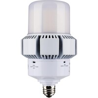 8450 Lumen Max - 65 Watt Max - Wattage and Color Selectable LED HID Retrofit Bulb - Watts 32-65 - Kelvin 3000-4000-5000 - Medium Base - 120-277 Volt - Satco S13166