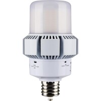 8450 Lumen Max - 65 Watt Max - Wattage and Color Selectable LED HID Retrofit Bulb - Watts 32-65 - Kelvin 3000-4000-5000 - Mogul Base - 120-277 Volt - Satco S13167