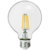 Natural Light - 3.15 in. Dia. - LED G25 Globe - 3.5 Watt - 40 Watt Equal - Candle Glow Thumbnail