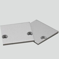 End Caps With and Without Hole - Silver - See Description for Compatible SKUs - 2 Pack - PLT-12921