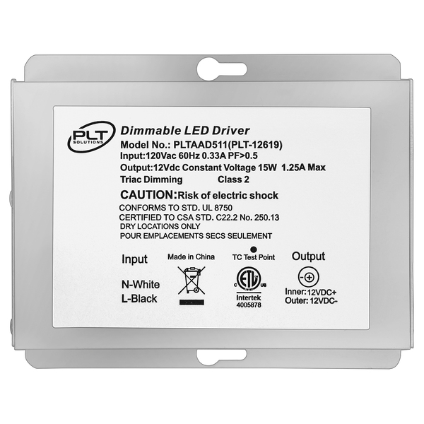 12V LED Dimming Driver - PLT-12619 - Primary