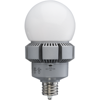 65 Watt - 8775 Lumens - 3 Colors - Color Selectable High Output LED A23 Light Bulb - Kelvin 3000-4000-5000 - Mogul Base - 120-277 Volt - Light Efficient Design LED-8021M345-G3
