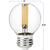 Natural Light - 2 in. Dia. - LED G16.5 Globe - 3.5 Watt - 40 Watt Equal - Candle Glow Thumbnail