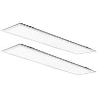 5200 Lumen Max - 40 Watt Max - 1 x 4 Wattage and Color Selectable LED Panel Fixture - Watt 20-25-30-35-40 - Kelvin 3000-3500-4000-5000 -120-277 Volt - 2 Pack - Archipelago Lighting LBLP14-V54