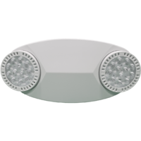 Emergency Light Fixture - LED Lamp Heads - 10 Watt - 90 Min. Operation - 120-277 Volt - Assurance Emergency Lighting HPEMW