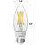 450 Lumens - 4.5 Watt - LED Chandelier Bulb with 3 Selectable Color Temperature - 4.6 x 1.6 in. Thumbnail