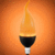 LED Flame Chandelier Bulb - 2.5 Watt - 6 Watt Equal - Candle Glow - 4.59 in. x 1.41 in. Thumbnail