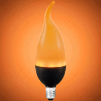 LED B11 2.5W LED FLAME LT TIP