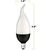 LED Flame Chandelier Bulb - 2.5 Watt - 6 Watt Equal - Candle Glow - 4.59 in. x 1.41 in. Thumbnail