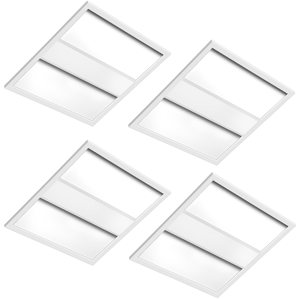 35 Watt Max - 3920 Lumen Max - 2 x 2 Wattage and Color Selectable LED Panel/Troffer Hybrid Fixture