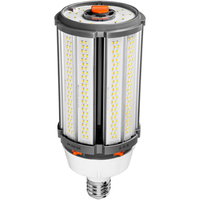 18,395 Lumen Max - 120 Watt Max - Wattage and Color Selectable LED Corn Bulb - Watts 80-100-120 - Kelvin 3000-4000-5000 - Mogul Base - 120-277 Volt -  PLT-12843