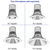 3850 Lumen Max - 40 Watt Max - Wattage and Color Selectable Architectural LED Light Engine Thumbnail