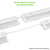 32 in. - Color Selectable LED Under Cabinet Light Fixture with Rotatable Lens  - 18 Watt Thumbnail