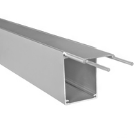 3.28 ft. Anodized Aluminum Box Extrusion - For LED Tape Light and Strip Light - Klus 00640
