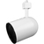 Track Light Fixture - Round Back Cylinder - White - Black Baffle Thumbnail