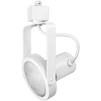 Track Light Fixture - Gimbal Ring - White - Operates 75 Watt PAR30 - Halo Track Compatible - 120 Volt - Nora NTH-107W/A