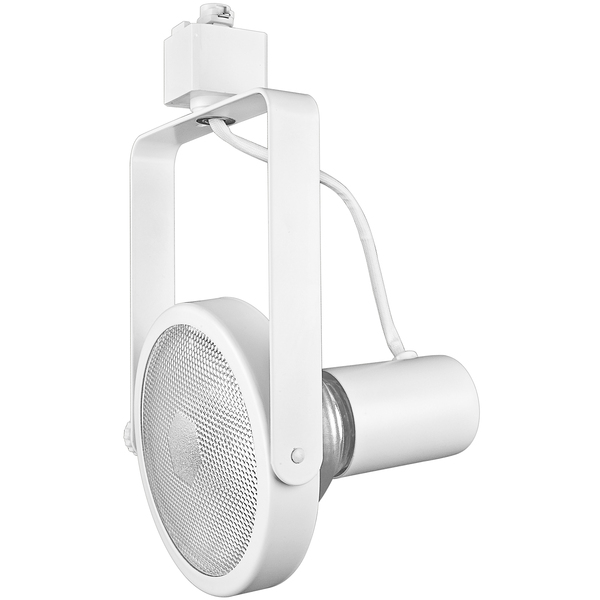 Nora NTH-108W - White - PAR38 Gimbal Ring - Compatible with Halo Track - 120 Volt