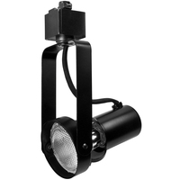 Track Light Fixture - Gimbal Ring - Black - Operates 50 Watt PAR20 - Halo Track Compatible - 120 Volt - Nora NTH-146B