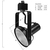 Track Light Fixture - Gimbal Ring - Black Thumbnail