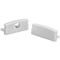 End Caps With and Without Hole - Gray - See Description for Compatible SKUs - 2 Pack - PLT-12864