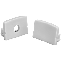 END CAP ALP150 GREY 2PK
