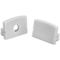 End Caps With and Without Hole - Gray - See Description for Compatible SKUs - 2 Pack - PLT-12875