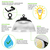 21,150 Lumens - 150 Watt - 4000 Kelvin - UFO LED High Bay Sensor Ready Light Fixture With Direct and Indirect Light  Thumbnail